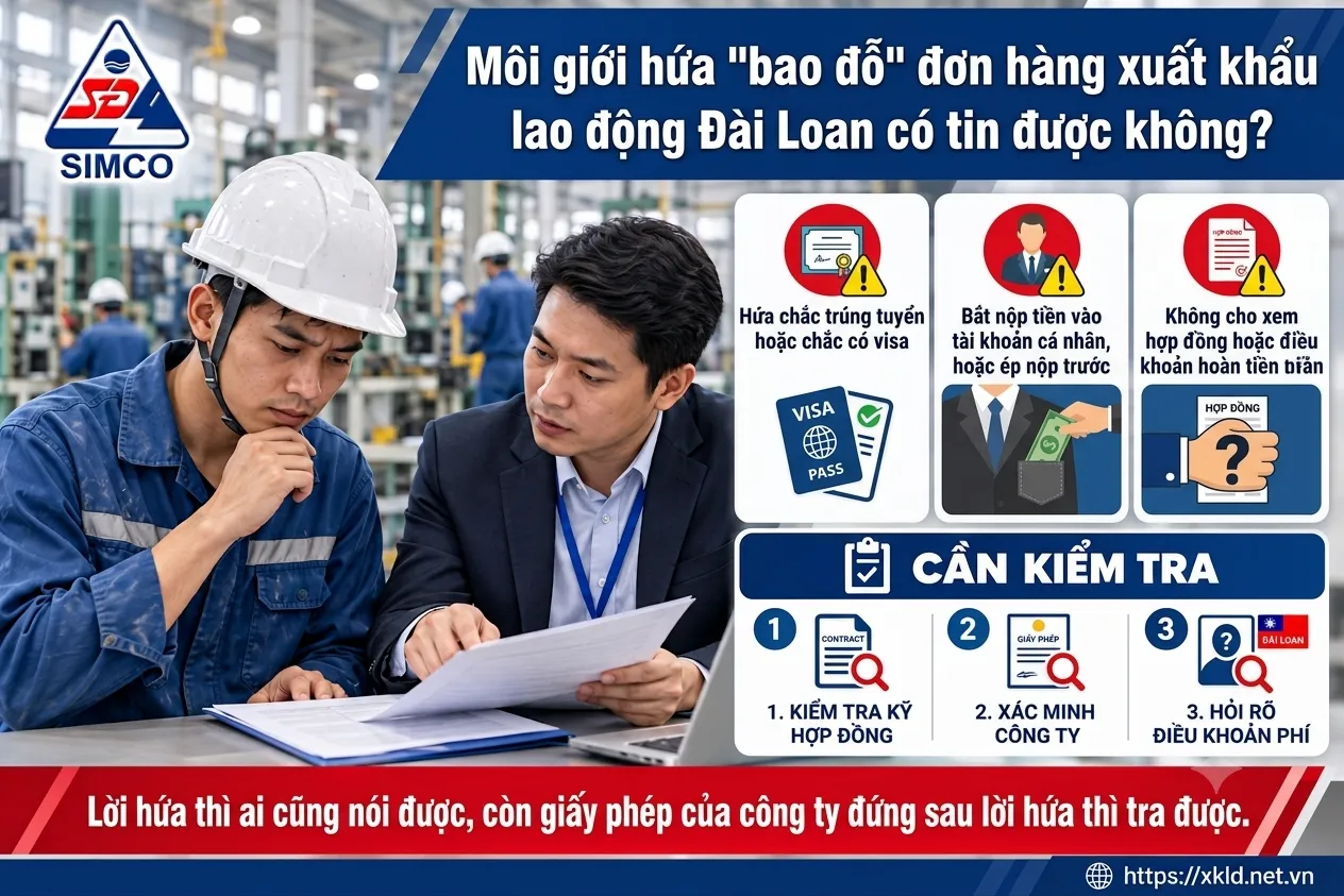 Bảng 3 dấu hiệu cảnh báo môi giới hứa bao đỗ và 3 việc cần kiểm tra: hợp đồng, giấy phép công ty, điều khoản phí